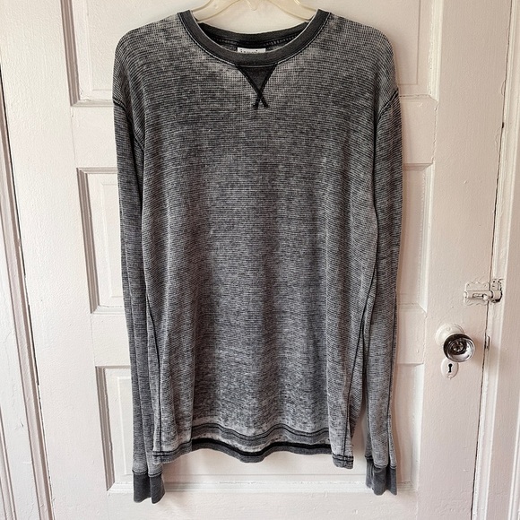 J. America Men’s Vintage Zen Waffle Knit Thermal Shirt Lg Long Sleeve Cotton - Picture 10 of 15